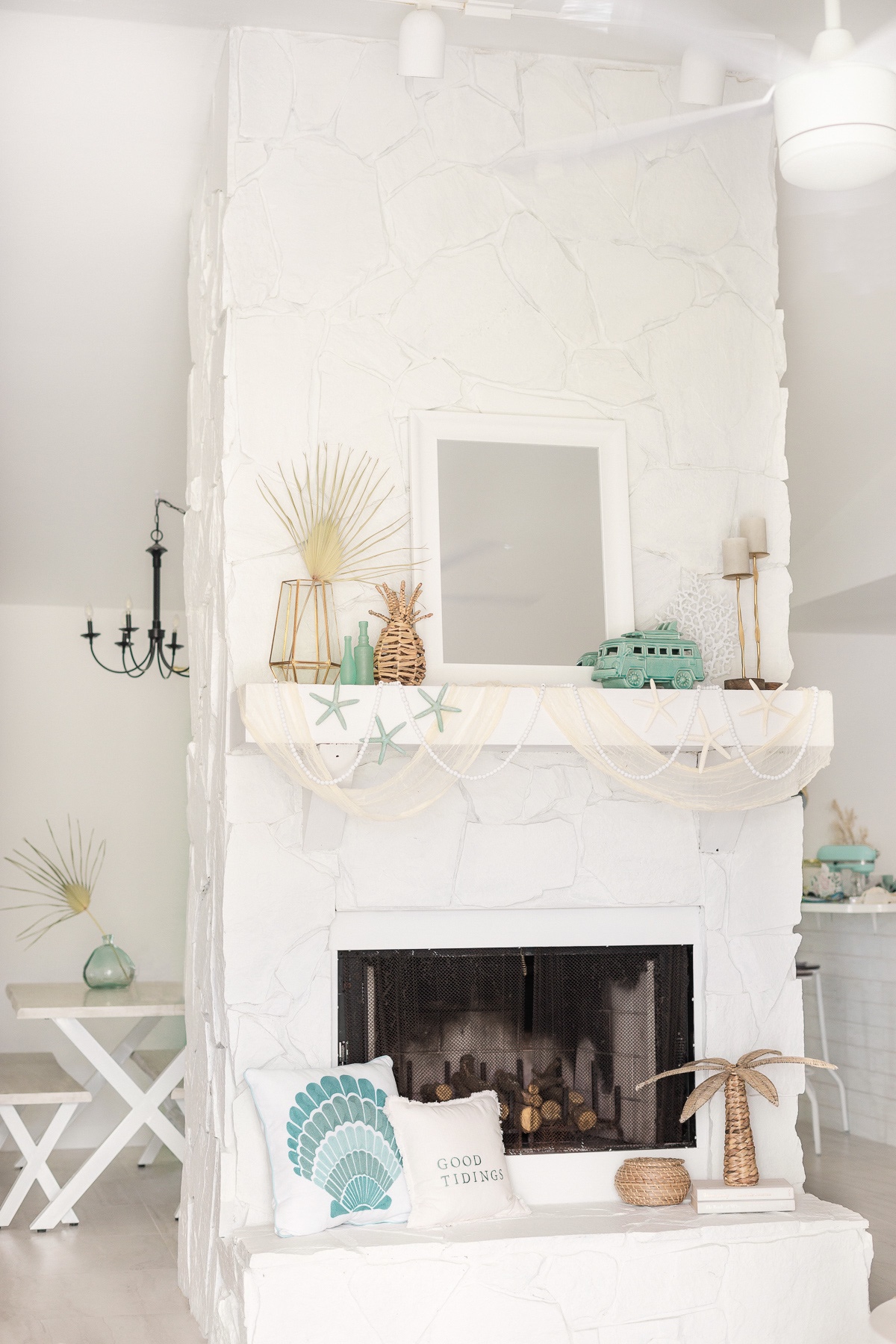 Painting A Stone Fireplace Guide How